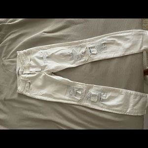 J Brand white skinny jeans
